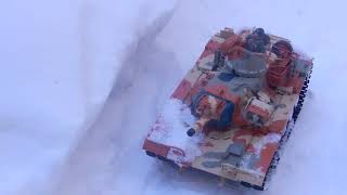 DSCN0170 Panzer M 60 A2 im Schnee [upl. by Nayd]