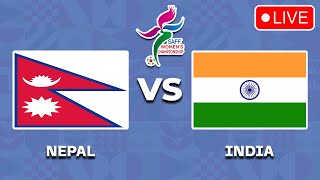 🔴 NEPAL VS INDIA SAFF WOMENS CHAMPIONSHIP 2024 SEMI FINALS PREVIEW MATCH FIXTURES TODAY [upl. by Eissej]