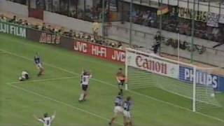 KLINSMANN  against yugoslavia 1990 [upl. by Ttennaj]