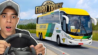 RD BARBEIRO TRABALHANDO COMO MOTORISTA DE ONIBUS NO BRASIL  EURO TRUCK SIMULATOR 2 [upl. by Ardena]