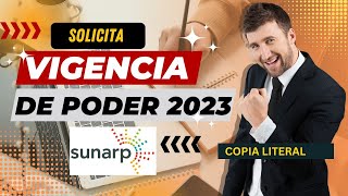 Tutorial vigencia de poder SUNARP en línea 2022 ► sunarp solicitar vigencia de poder online 2022 [upl. by Airdnalahs]