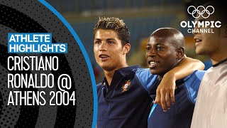 19 Yearold Cristiano Ronaldo 🇵🇹 at Athens 2004  Athlete Highlights [upl. by Gagliano]