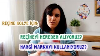 Reçine Kolye Yapmak İçin Epoksi Reçineyi Nereden Alıyoruz Hangi Markayı Kullanıyoruz [upl. by Renata]