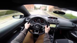 VW Scirocco RLine 20 Tdi 184BHP POV test drive GoPro [upl. by Rehpotsrik166]