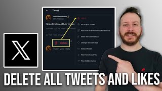 How To Delete All Tweets And Likes On Twitter [upl. by Teodor]