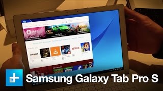 Samsung Galaxy TabPro S  Hand on at CES 2016 [upl. by Stein]