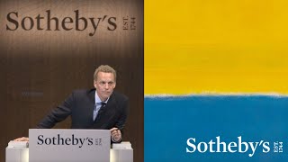 Mark Rothko Masterpiece Sold for 253 Million HKD Sets New Record in Asia  Sotheby’s [upl. by Ogdon]