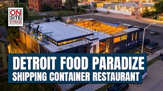 Revolutionizing Dining Shipping Container Restaurants in Detroit MI [upl. by Randal848]