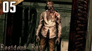 Resident Evil HD Remaster 100 Real Survivor Walkthrough Part 5  Gold Emblem No Commentary [upl. by Talbot18]