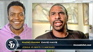 HE KNEW David Haye was told WHYTE WOULD FAIL TEST Chisora was PREPPING FOR JOSHUA Weeks Ago [upl. by Cirdes]