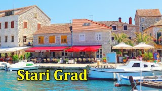 Stari Grad Hvar Island Croatia  4K [upl. by Ellocin]