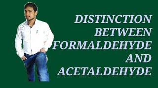 Difference Between formaldehyde and acetaldehyde [upl. by Laing466]