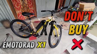 Dont Buy Emotorad X1 Electric Cycle  Emotorad Electric Cycle Big Problem  Emotorad E Cycle [upl. by Disraeli940]