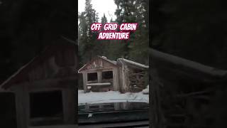 Remote Off Grid Trappers Cabin We finally made it in offgridcabin trapperscabin [upl. by Ymmot896]