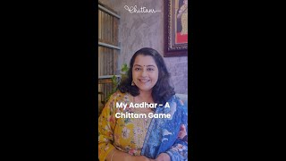 My Aadhar  A Chittam Game Chittam Games Charanya Kumar [upl. by Eesak538]