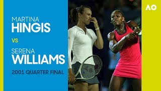 Martina Hingis v Serena Williams  Australian Open 2001 Quarter Final  AO Classics [upl. by Elyn283]