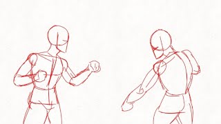 Fight animation  Timelapse  Flipaclip [upl. by Leiahtan291]