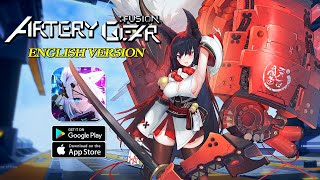 Artery Gear Fusion  English Version CBT Gameplay AndroidIOS [upl. by Katleen711]