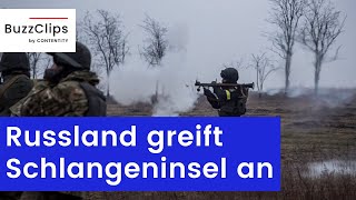 Russland greift Schlangeninsel an Ukraine hisst Flagge [upl. by Oretna]