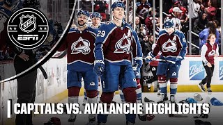 Washington Capitals vs Colorado Avalanche  Full Game Highlights  NHL on ESPN [upl. by Eirret]