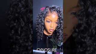 4C Edge Hairline Installation  Kinky Curly Lace Frontal Wig Review  HD lace Wi [upl. by Debbi]