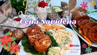 CENA NAVIDEÑA FÁCIL ECONÓMICA CONSIN HORNO  Opción postre guarnicion y plato principal [upl. by Ettenawtna467]