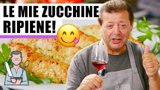 ZUCCHINE RIPIENE  Ghiotte e facili da preparare [upl. by Elatsyrc]