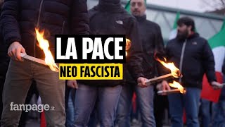 A Milano manifestazione neo fascista di Lealtà Azione quotVogliamo la pace per Russia e Italia” [upl. by Anabelle762]