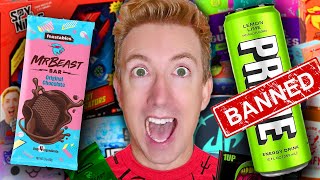 I Tested BANNED YouTuber Products FaZe Rug Preston Unspeakable Aphmau Dude Perfect amp MORE [upl. by Llereg]