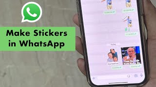 How to Make Your Own WhatsApp Stickers for Free 2024 [upl. by Kcirredal323]