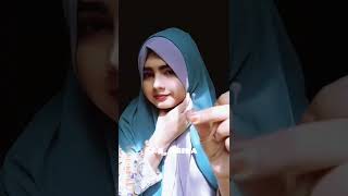 2 ta hijab diya hijab tutorial ✨🌸🥀🖤 Facebook page Its Ariba 🐿️ [upl. by Carolin]