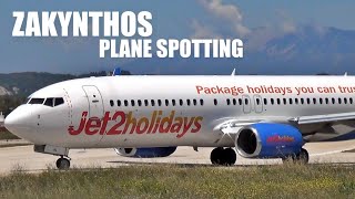 Zakynthos Plane Spotting  Landing amp Takeoff  ZTH Airport LGZA [upl. by Alysa]