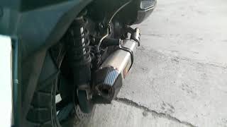 Akrapovic replica  Kymco downtown 300i 2011 [upl. by Wiatt204]