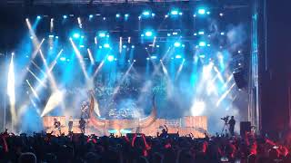 Amon Amarth  The Pursuit of Vikings Live in Athens Release Festival 28623 [upl. by Stilu90]