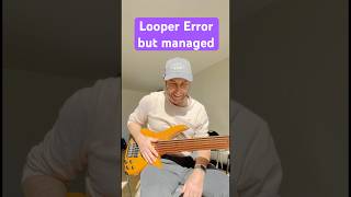 Looper Pedal Momentum fretlessbass looppedal fun bass [upl. by Rann473]