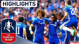 Chelsea 42 Tottenham Hotspur  Emirates FA Cup 201617 SemiFinal  Official Highlights [upl. by Elbam]