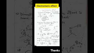 Electromeric effect chemistry organic csirnet gate iitjam youtube ytshorts viralshorts [upl. by Ciardap]