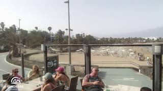 Webcam Lanzarote  Live Stream from the Beachbar in Costa Teguise [upl. by Aicilaana]