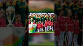 Update cricket teams national anthem😋please subscribe😢shortsshortsfeed [upl. by Grekin]