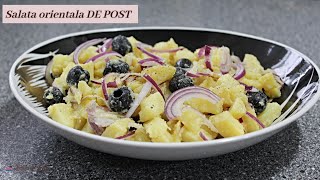 Salata orientala DE POST  Cea mai simpla si mai rapida reteta  🥣 Lecturi si Arome [upl. by Ecnarepmet]