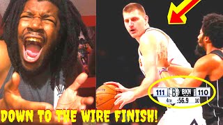 NETS VS NUGGETS REACTION 2023 BROOKLYN NETS VS DENVER NUGGETS HIGHLIGHTS REACTION 2023 [upl. by Tebazile]