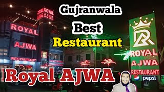 Gujranwala Best Restaurant  Royal Ajwa Restaurant [upl. by Airamasor]