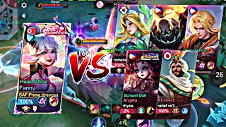 1 VS 5 FANNY GAMEPLAY  TRIED MY BEST CARRYING THE TEAM  MLBB [upl. by Aneetsirk]