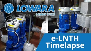 Lowara Xylem eLNTH Circulator Installation Timelapse [upl. by Edmonds]