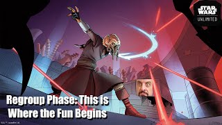 Regroup Phase This is Where the Fun Begins  Star Wars Unlimited Art and Spoilers [upl. by Ahsinauq]