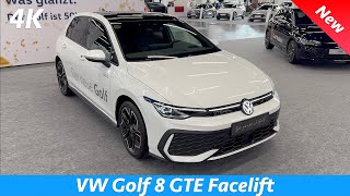 VW Golf 8 GTE 2024 FIRST look 4K  Facelift Exterior  Interior 15 eTSI  272 HP [upl. by Ordnas]