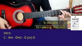 ORDINARY SONG  Marc Velasco Full song Lyrics  Guitar Chords  Easy Strumming  JC Guitar [upl. by Cahan]