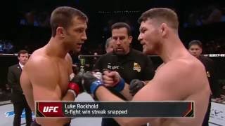 Luke Rockhold says he underestimated Michael Bisping [upl. by Ahsemrac]