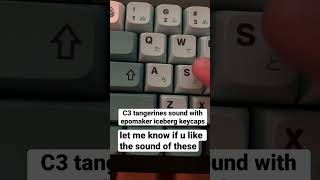 thocky and quick sound test with lubed c3 tangerine switches [upl. by Ronda]