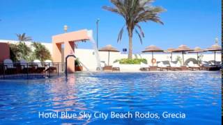 Hotel Blue Sky City Beach Rodos Grecia [upl. by Ursal633]